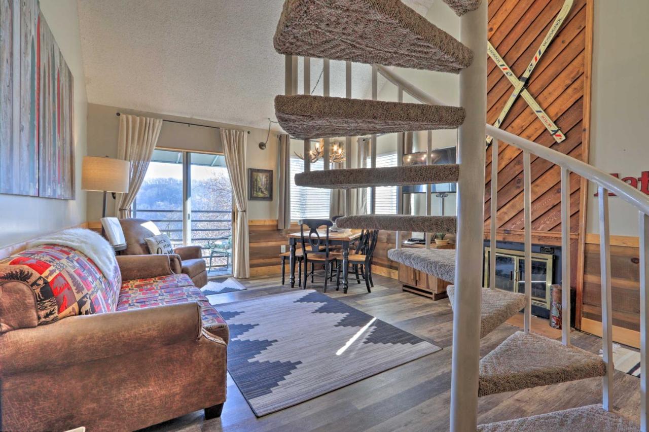 Unique Smokies Ski Shack With Mountain-Top View Gatlinburg Exteriér fotografie